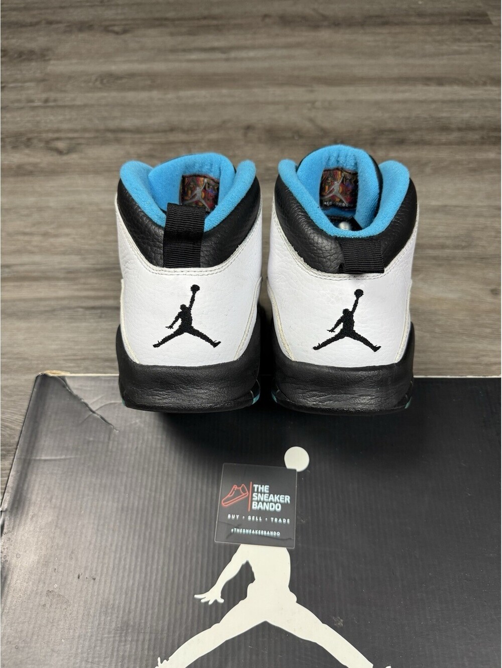Size 11 - Air Jordan 10 Retro 2014 Powder Blue - Picture 6 of 9